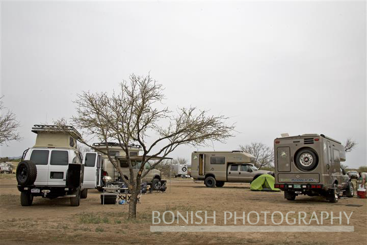 Modern Day Circling Up the Wagons - EXPO Campground 2010