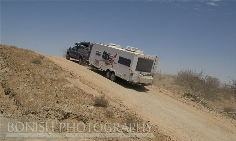 Steep Hills on the Way out of Baja 2008