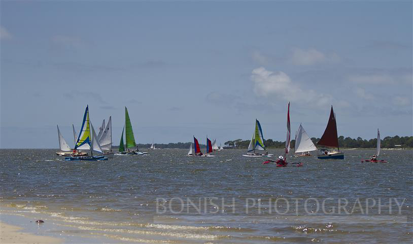 Beautiful Day to Be Sailing in Cedar Key - Photo by Pat Bonish