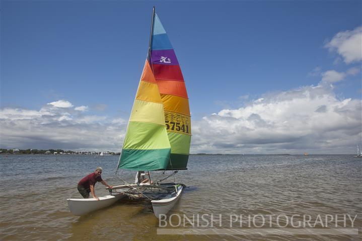 Jay & Bobby Sailing in Cedar Key - Photo by Pat Bonish