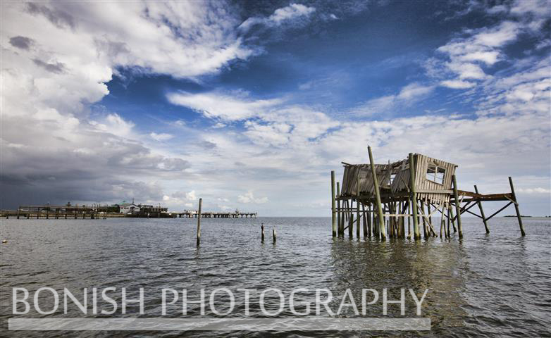 Storm over Dock Street - Cedar Key Florida - Photo by Pat Bonish