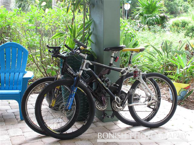 Mountain Bikes, Pat Bonish Photography, Patio