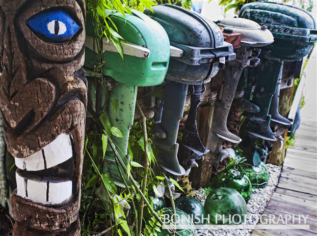 Bonish Photography, Outboard Motor, Tiki