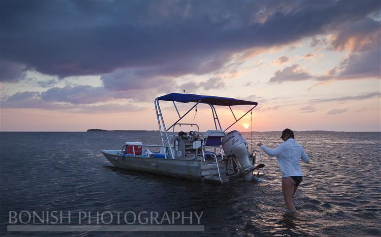 Flotation Pods, Boating, Sunset, Bonish Photo, Bikini