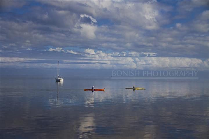 Kayaking in the Gulf of Mexico, Cedar Key, Bonish Photography