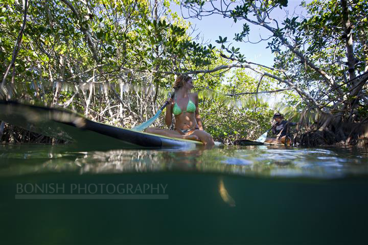 Alexa Mae, SUP, Stand Up Paddle Boarding, Key West, Mellow Ventures, Bonish Photography