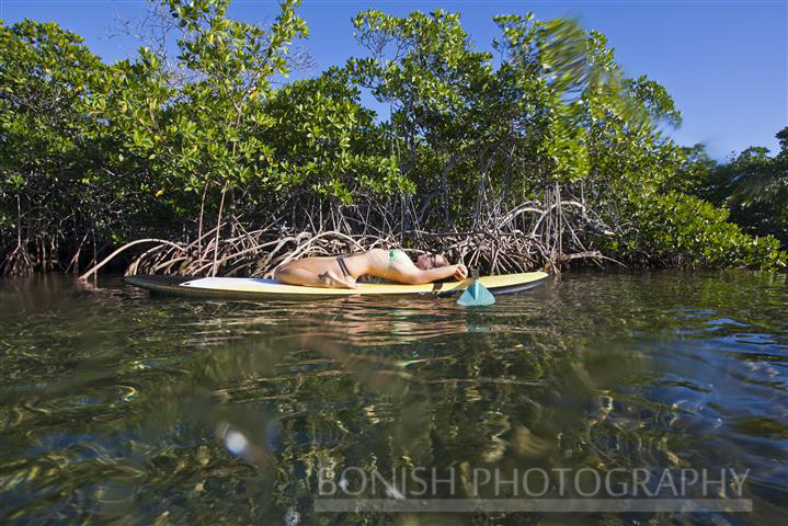 Alexa Mae, SUP Yoga, Stand Up Paddle Boarding, Key West, Mellow Ventures, Bonish Photography