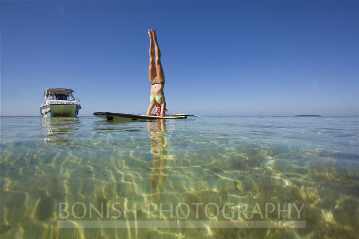 Alexa Mae, SUP Yoga, Stand Up Paddle Boarding, Key West, Mellow Ventures, Bonish Photography