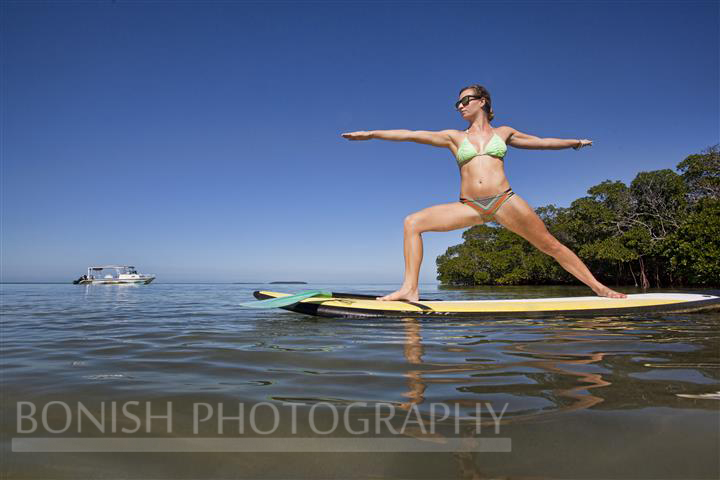 Alexa Mae, SUP, Stand Up Paddle Boarding, SUP Yoga, Bonish Photography, Mellow Ventures, Key West