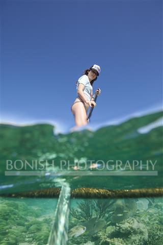 Katie Smith, Stand Up Paddle Boarding, Key West, Mellow Ventures, Bonish Photography, Underwater Photography