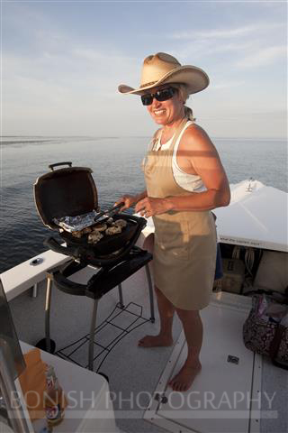 Cindy Bonish, Bonish Photography, Boat Cooking, Weber Grill