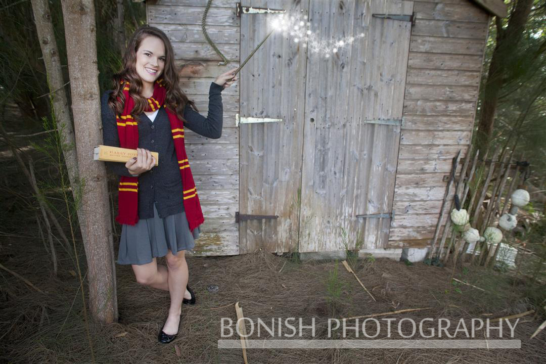 Lauren Bartholemy, Senior Photos, Bonish Photography, Harry Potter