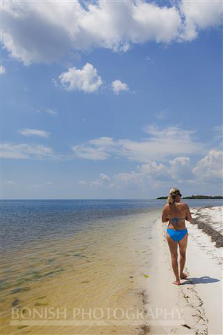 Beach, Bikini, Cindy Bonish, Cedar Key, Gulf of Mexico