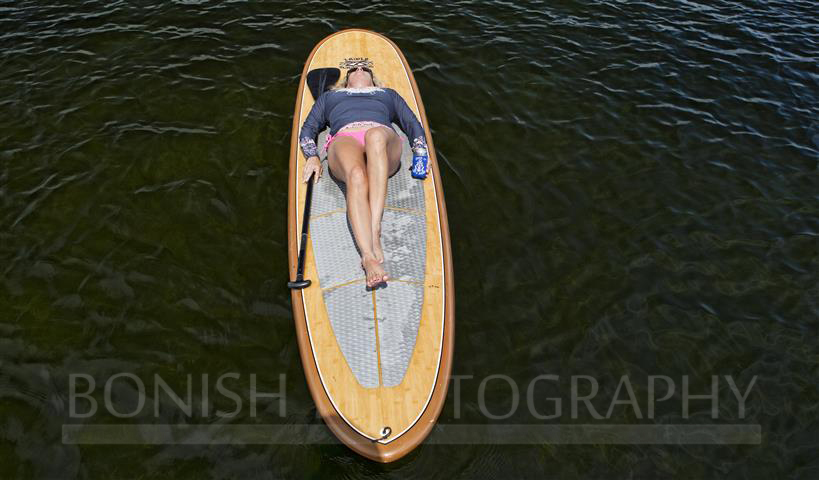 Posing on the SUP, Paddle Board, Cindy Bonish, Bonish Photography