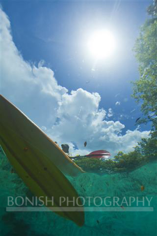 Kayak, Underwater Photography, Bonish Photography, Crystal River, Florida