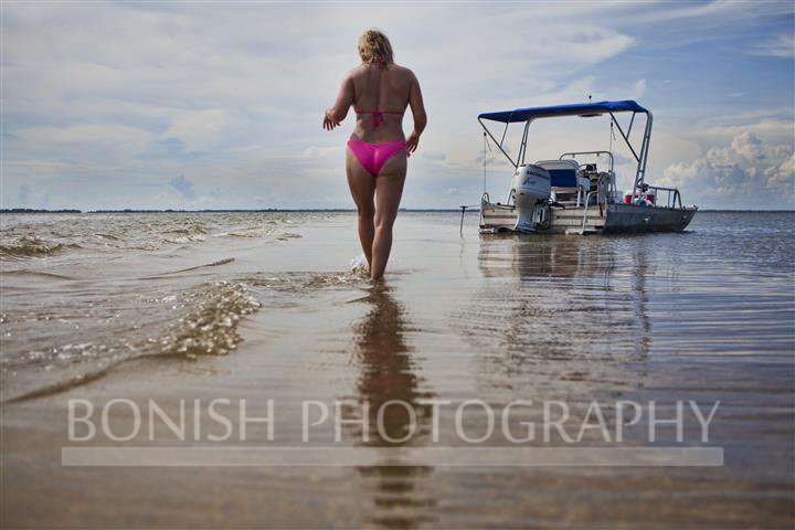 Walking on Water, Bikini, Bonish Photography, Cindy Bonish