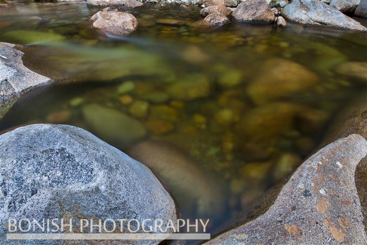 New Hampshire, Flowing Water, Long Exposure, Bonish Photo