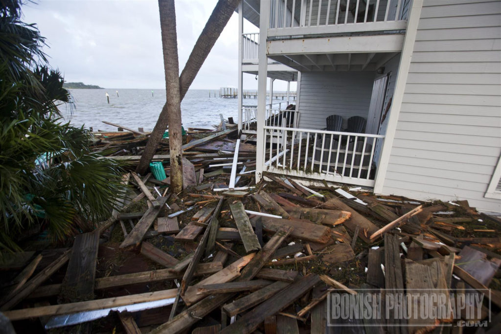 Hurricane Hermain, Cedar Key, Bonish Photo, Island Place