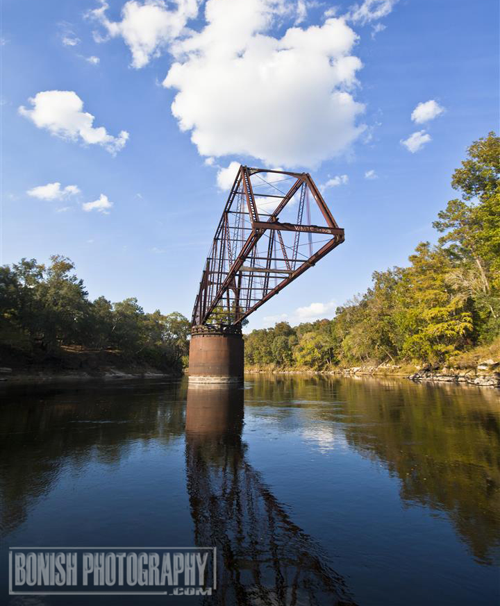 Drew Swing Bridge, Bonish Photo, Suwannee River